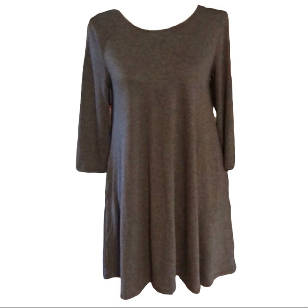 Zenana Premium SMALL Grey Tunic EUC!